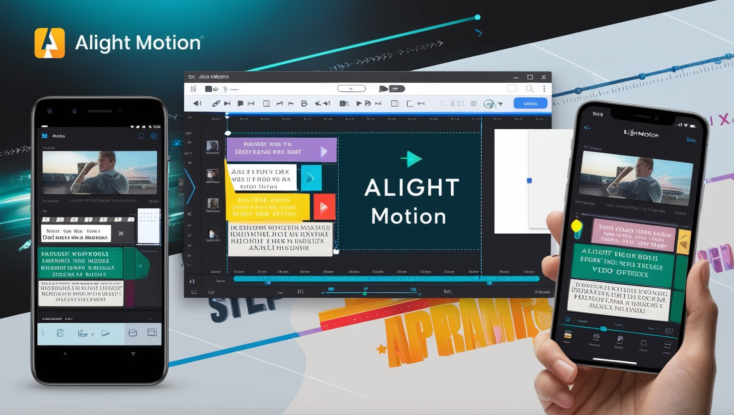 how to add captions in alight motion