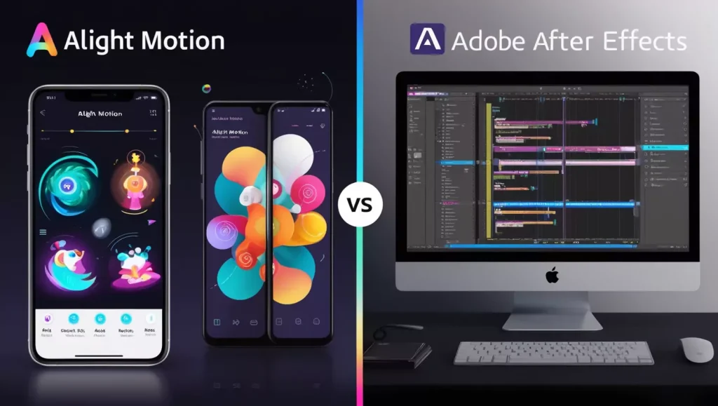 Alight motion vs adobe after effects