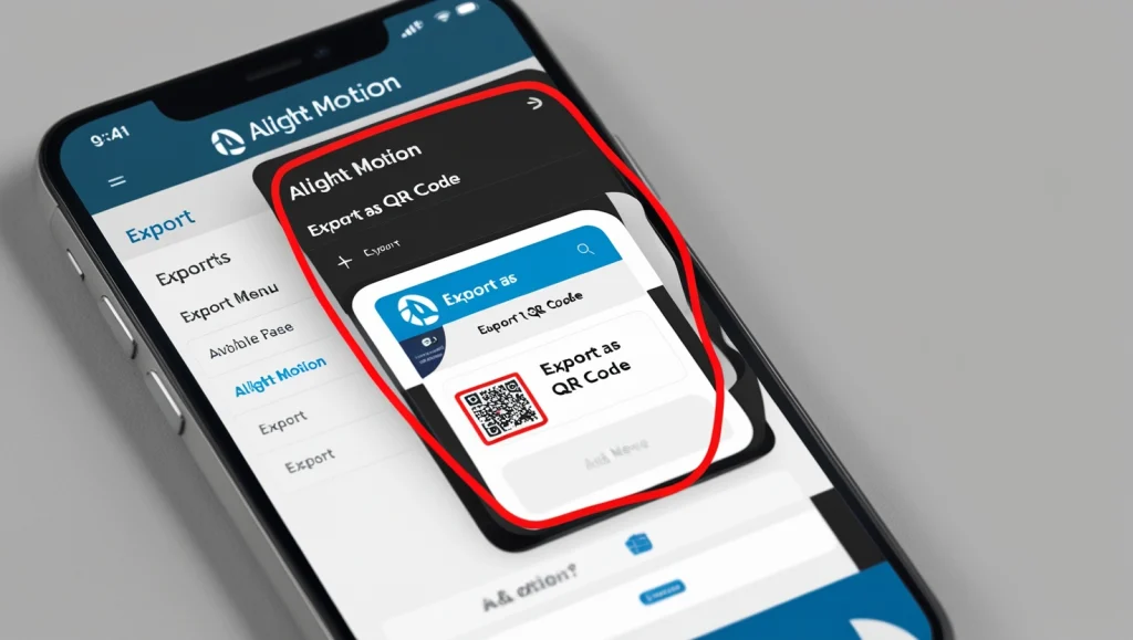 what is alight motion qr code