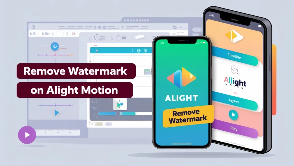 How to remove watermark on alight motion