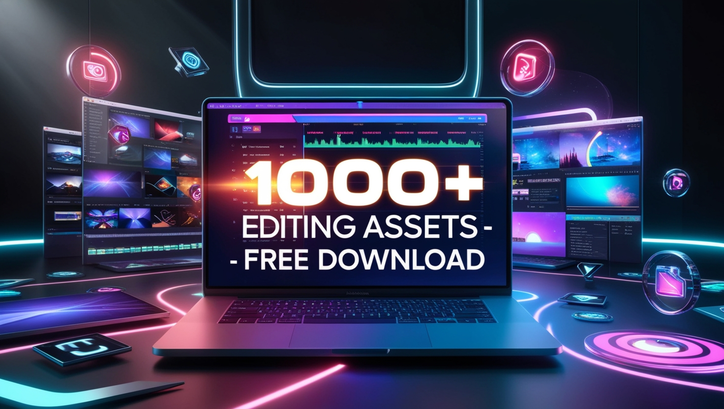 1000+ free editing assets